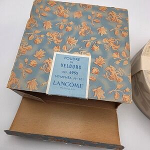 Vintage Lancome Poudre de Velours Face Powder Nymphea 101 Cherub Box France